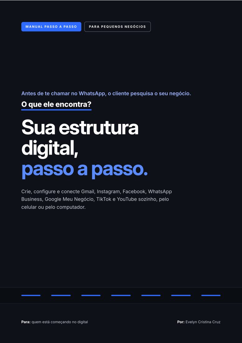 Capa do manual Estrutura Digital